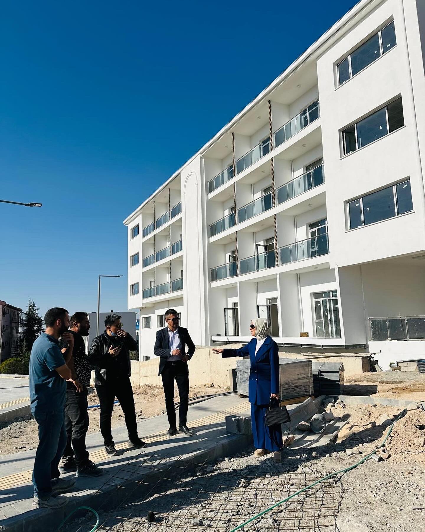 İl Müdürümüz 100 Yataklı Huzurevi İnşaatında İncelemelerde bulunmuştur.