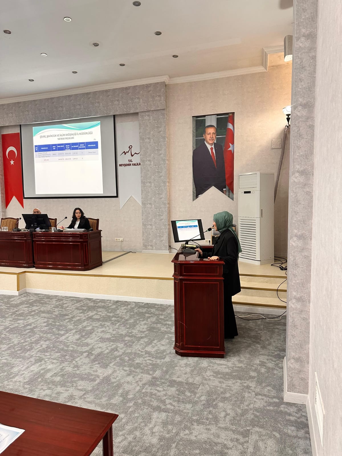 İl Müdürümüz Sayın Yasemin DEMİRÖRS hanımefendi tarafından İl Koordinasyon Kurulunda sunumumuz gerçekleştirilmiştir.