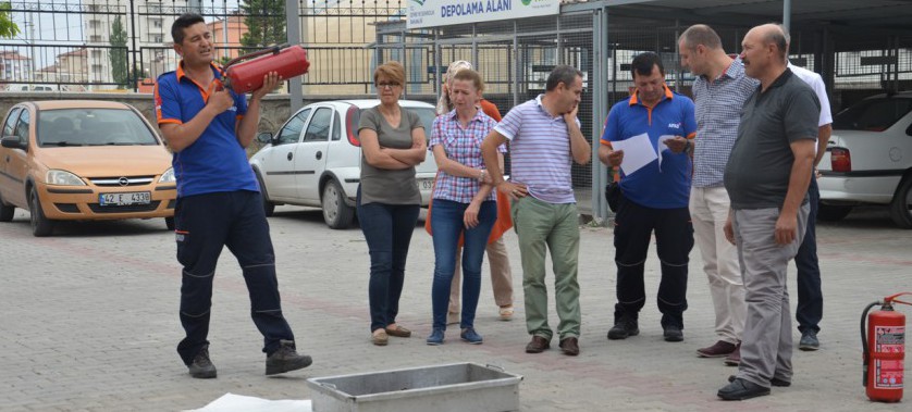 İl Müdürlüğümüzde KBRN, Afet, Yangın ve İkaz Alarm Eğitimleri Verildi