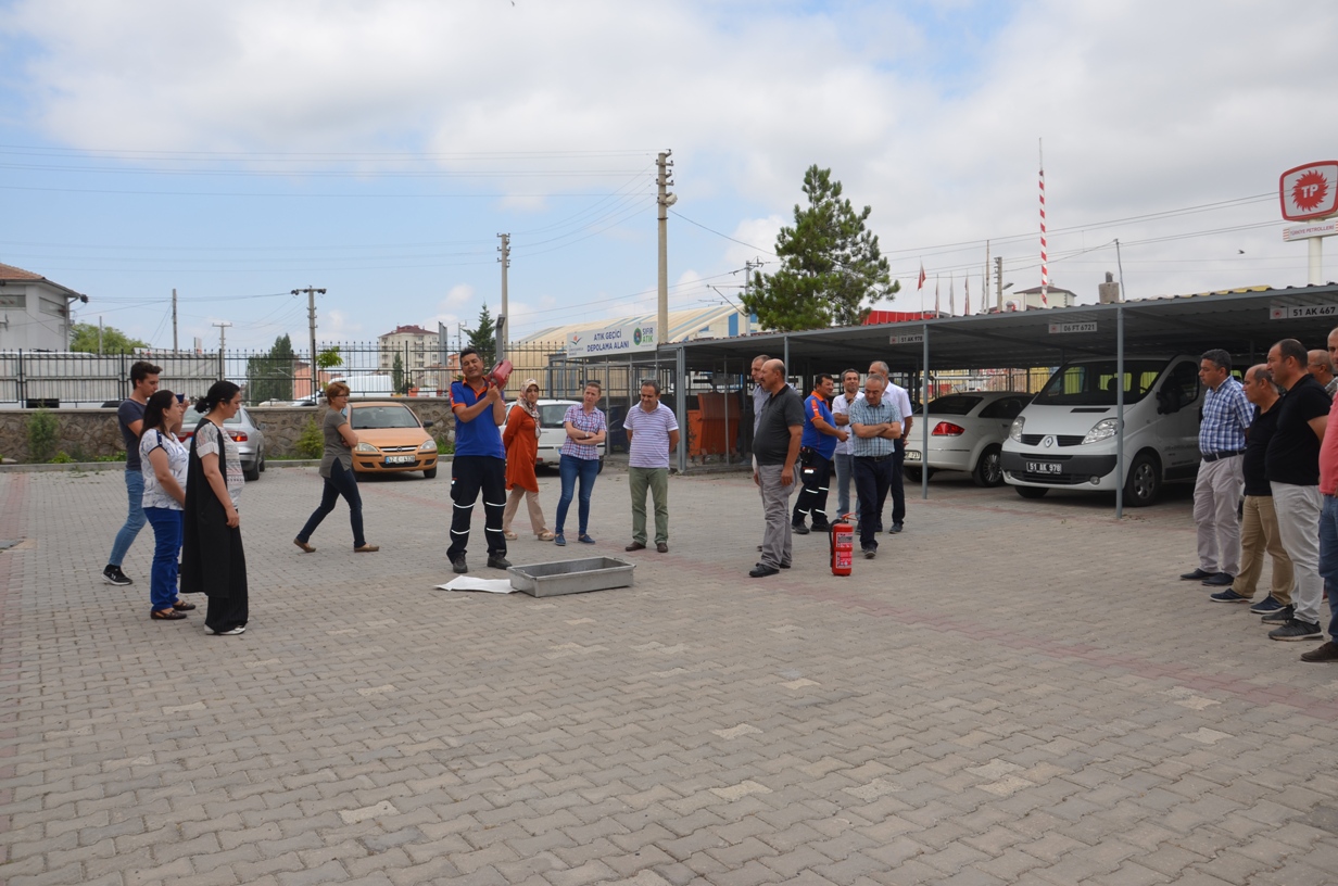 İl Müdürlüğümüzde KBRN, Afet, Yangın ve İkaz Alarm Eğitimleri Verildi