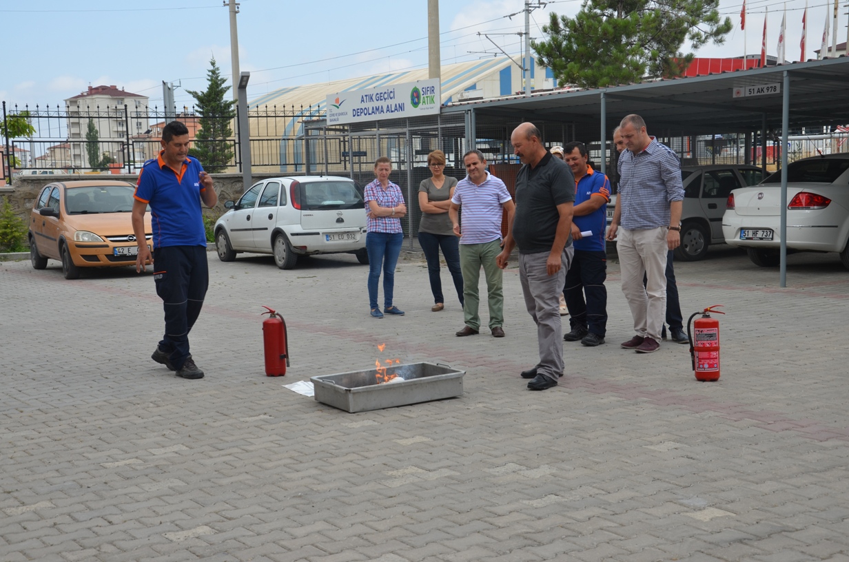 İl Müdürlüğümüzde KBRN, Afet, Yangın ve İkaz Alarm Eğitimleri Verildi