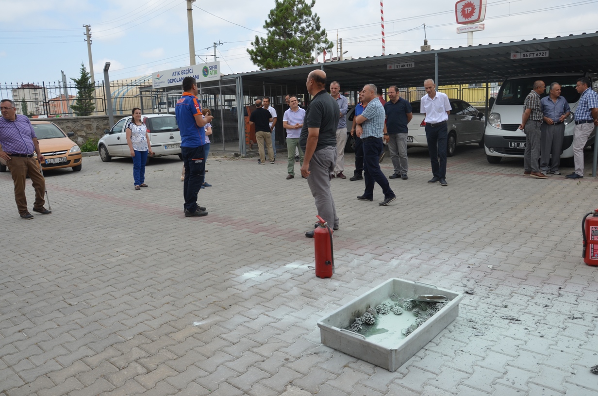 İl Müdürlüğümüzde KBRN, Afet, Yangın ve İkaz Alarm Eğitimleri Verildi