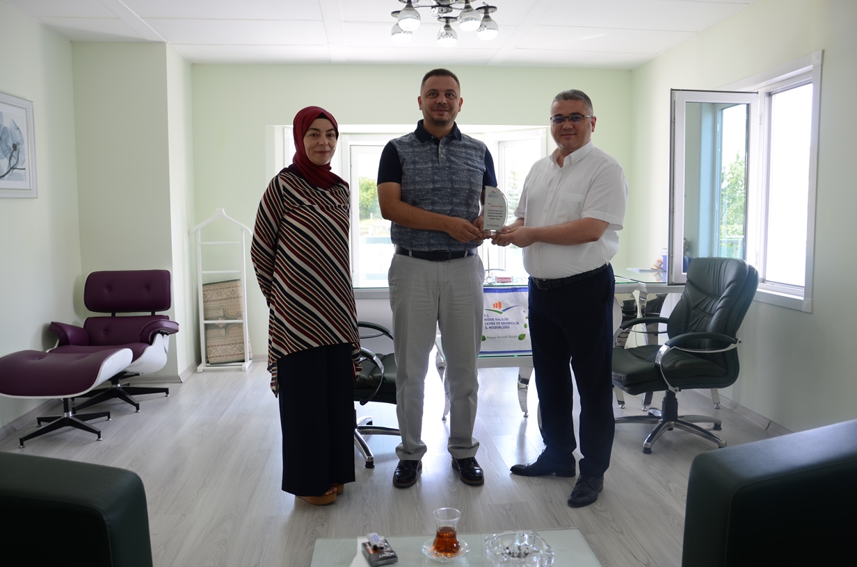 İl Müdürlüğümüzden Firmalara Plaket