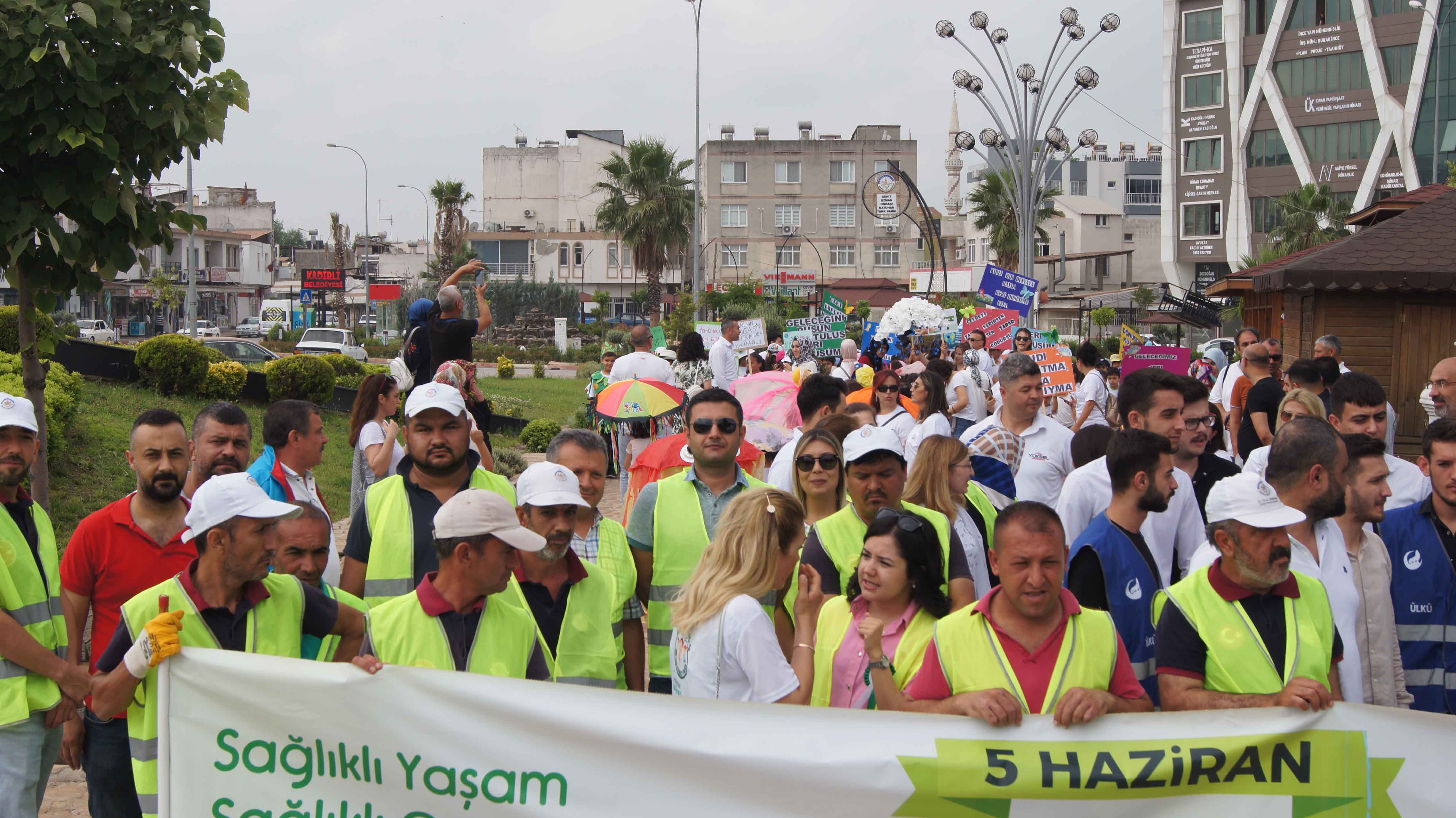 1-7 Haziran Türkiye Çevre Haftası etkinlikleri kapsamında 3. gün etkinlikleri Müdürlüğümüz ve Kadirli Belediyesi işbirliği ile düzenlendi.