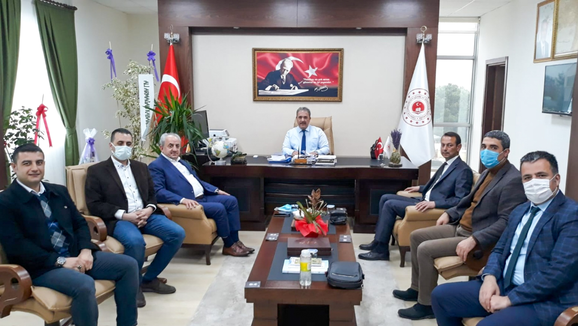 Bayındır Memur-Sen Genel Başkan Vekili Ayhan ALDAGÜL İl Müdürümüz İrfan Remzi YILMAZ'ı ziyaret etti.