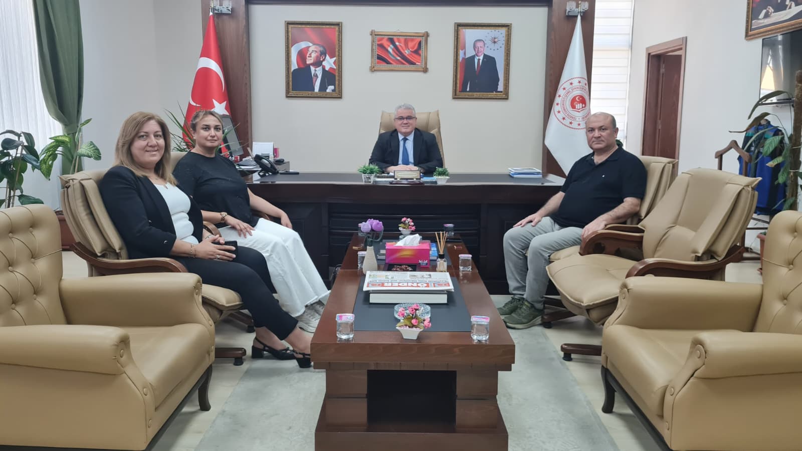 Edirne Çevre, Şehircilik ve İklim Değişikliği İl Müdürü Sayın Ayşe SARI, İl Müdürümüzü Ziyaret Etti.