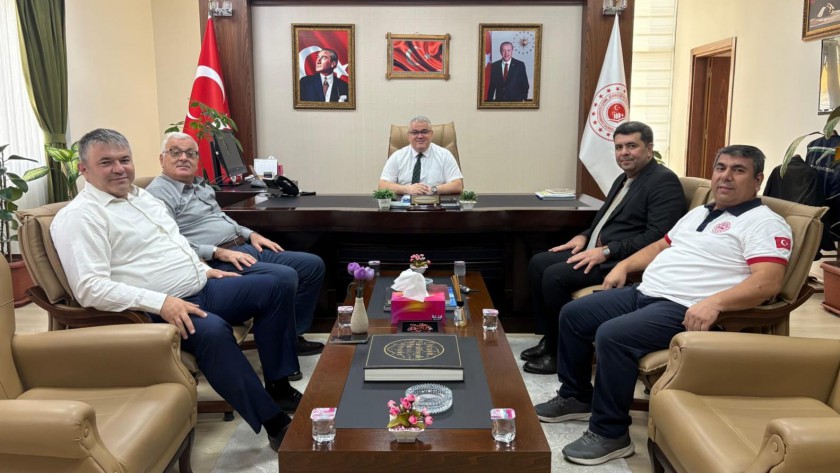 İl Müdürümüz Sayın Hamdi Görkem GENÇTÜRK'e Makamında Ziyaret.