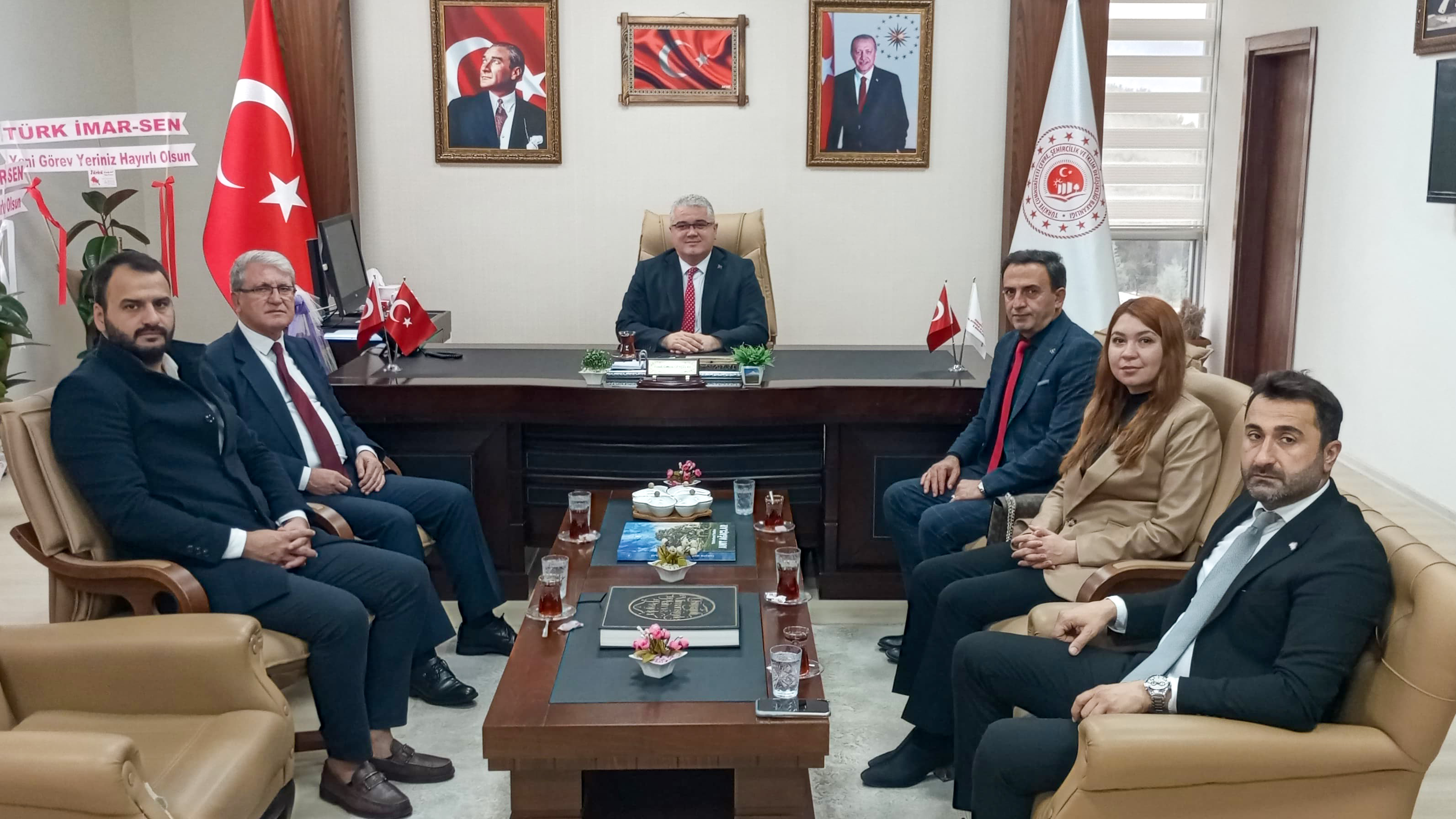 MHP Merkez İlçe Başkanı Bülent Çenet ve Beraberindeki Heyet İl Müdürümüzü Ziyarete Etti.