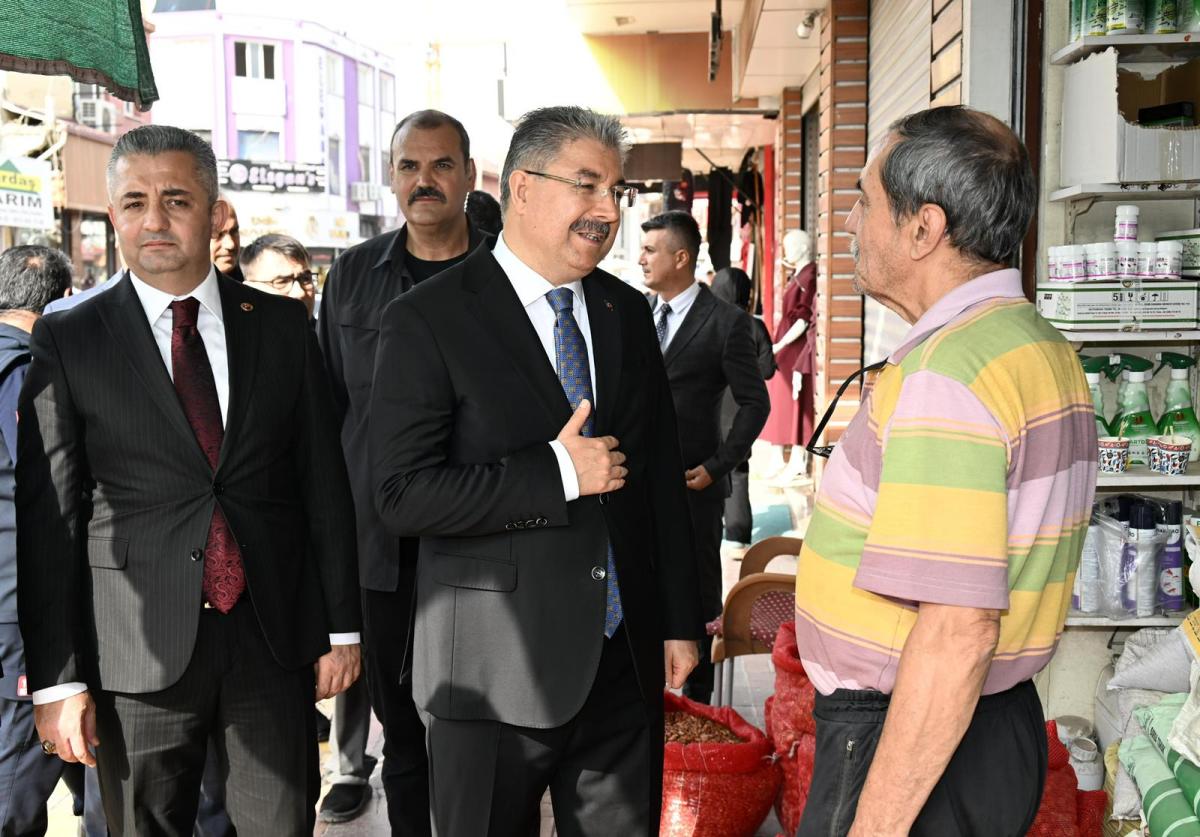Osmaniye Valisi Sayın Dr. Erdinç Yılmaz, Esnaflarımızı Ziyaret Etti.