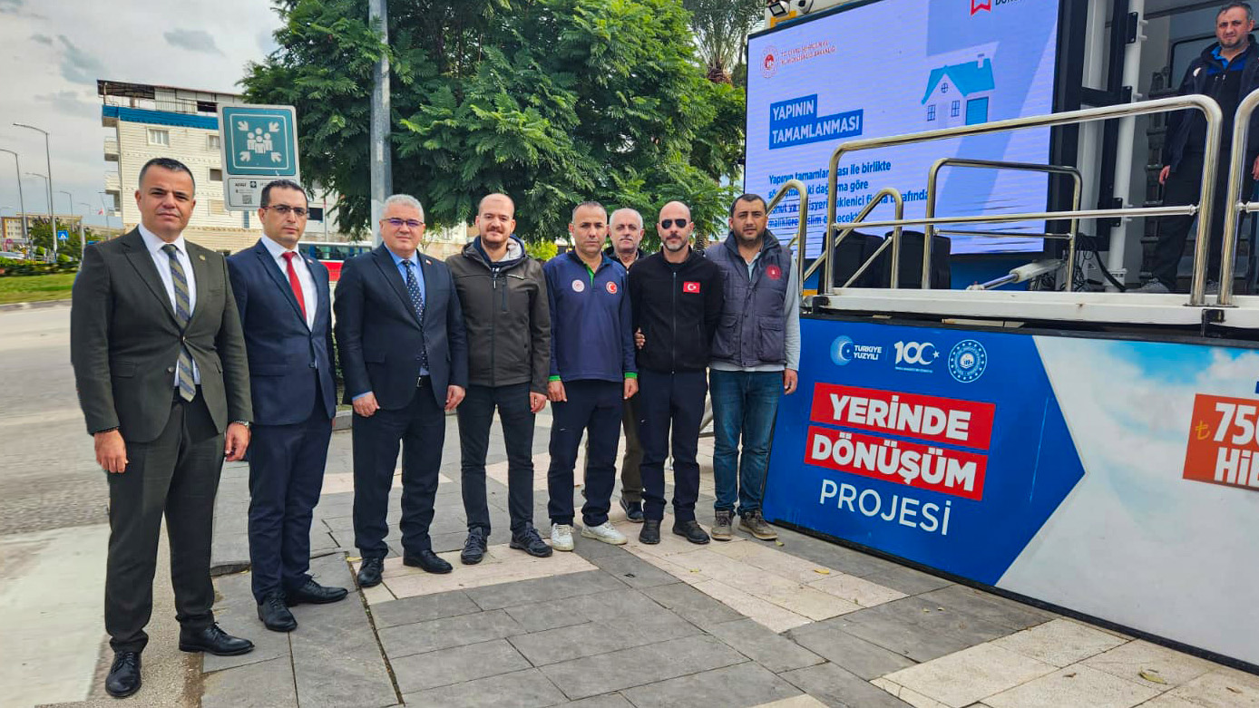 Yerinde Dönüşüm Projesi Bilgilendirme Tanıtım Tırı Yeniden Osmaniye'de