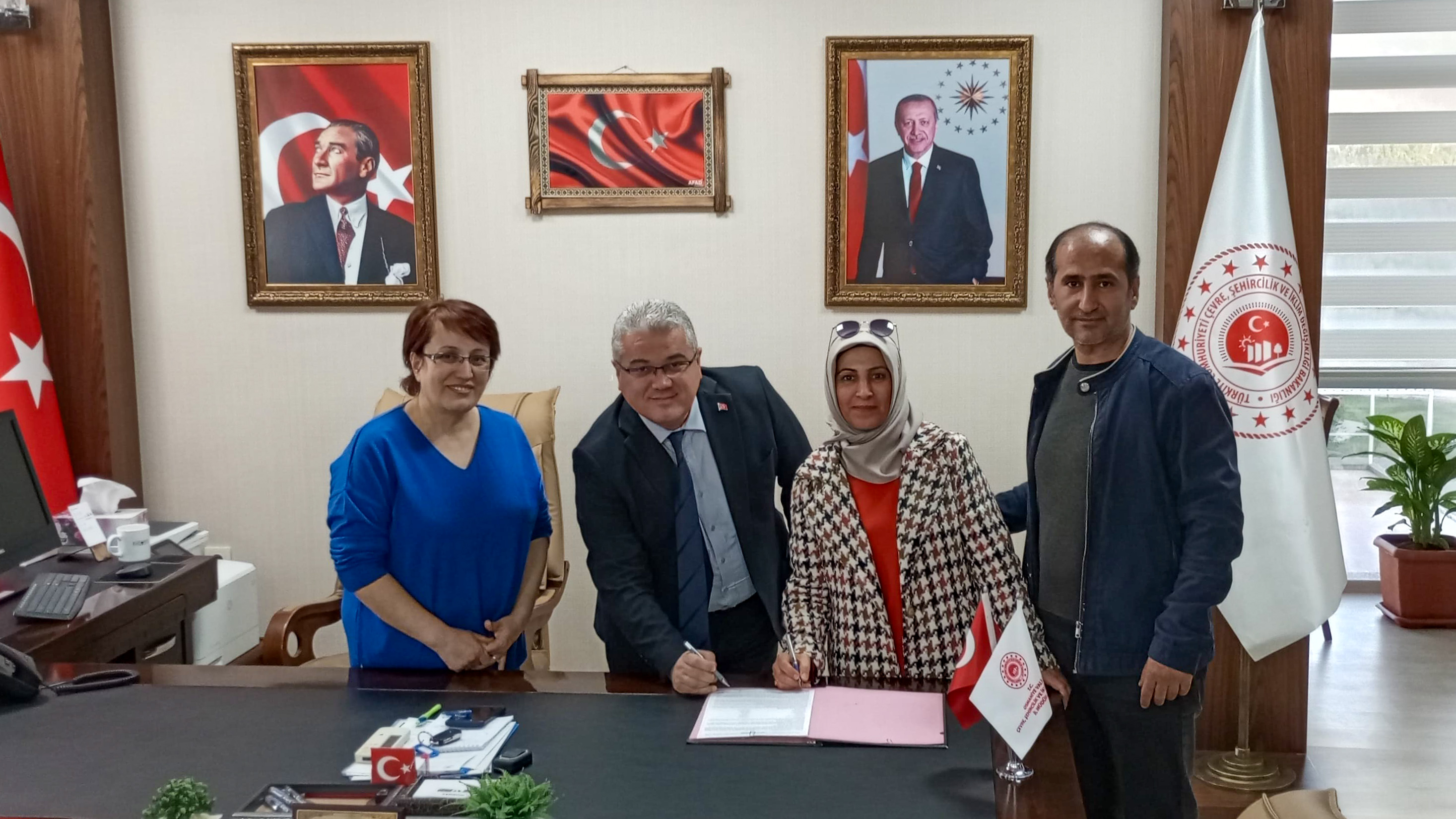 Yerinde Dönüşüm Projesinde Onay Alan Sayın Zekeriya ALIN İl Müdürümüz'ü Ziyaret Etti.