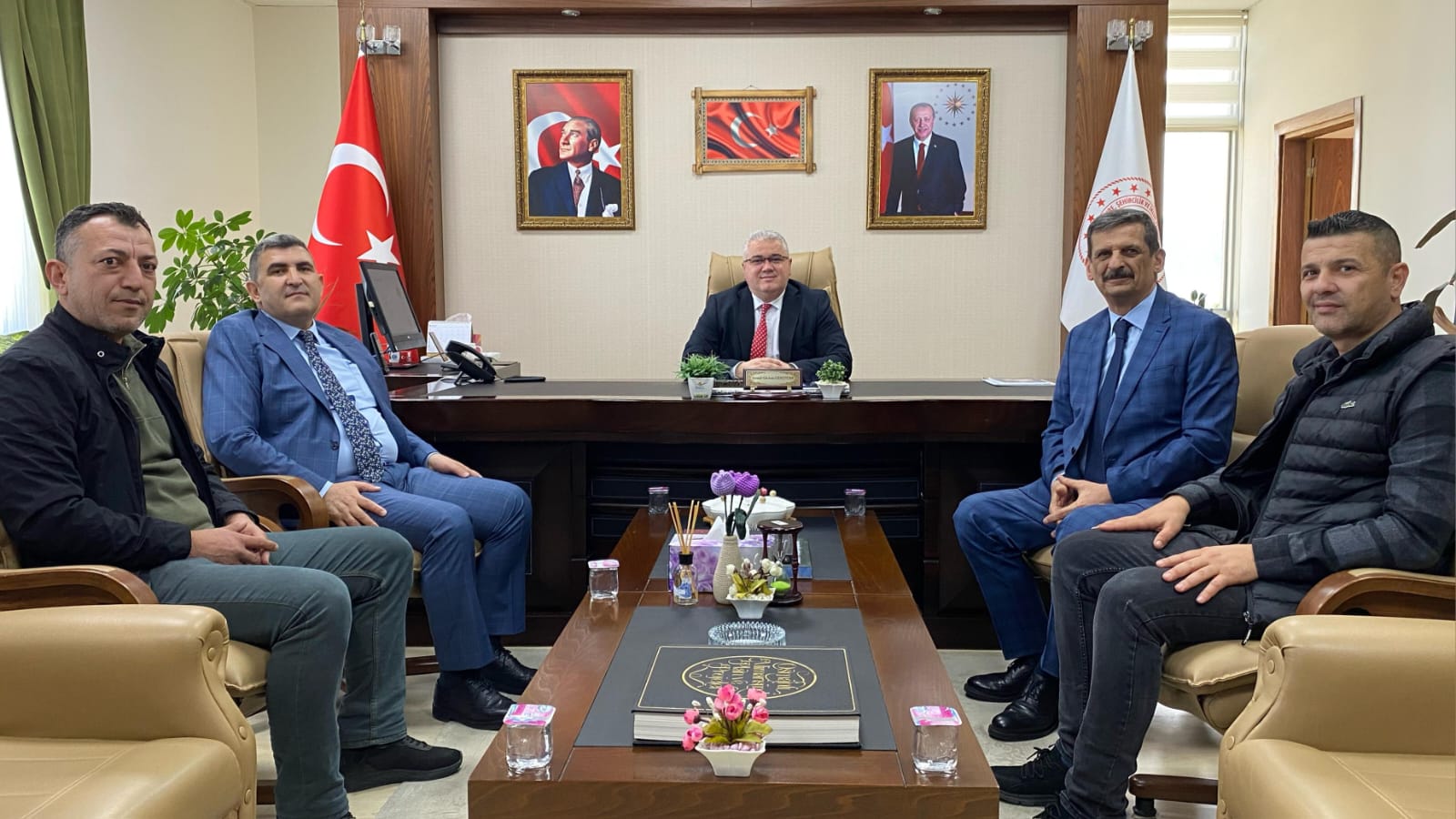 Yol-İş Sendikası Ankara 3 Nolu Şube Başkanlığından, İl Müdürümüze Ziyaret.