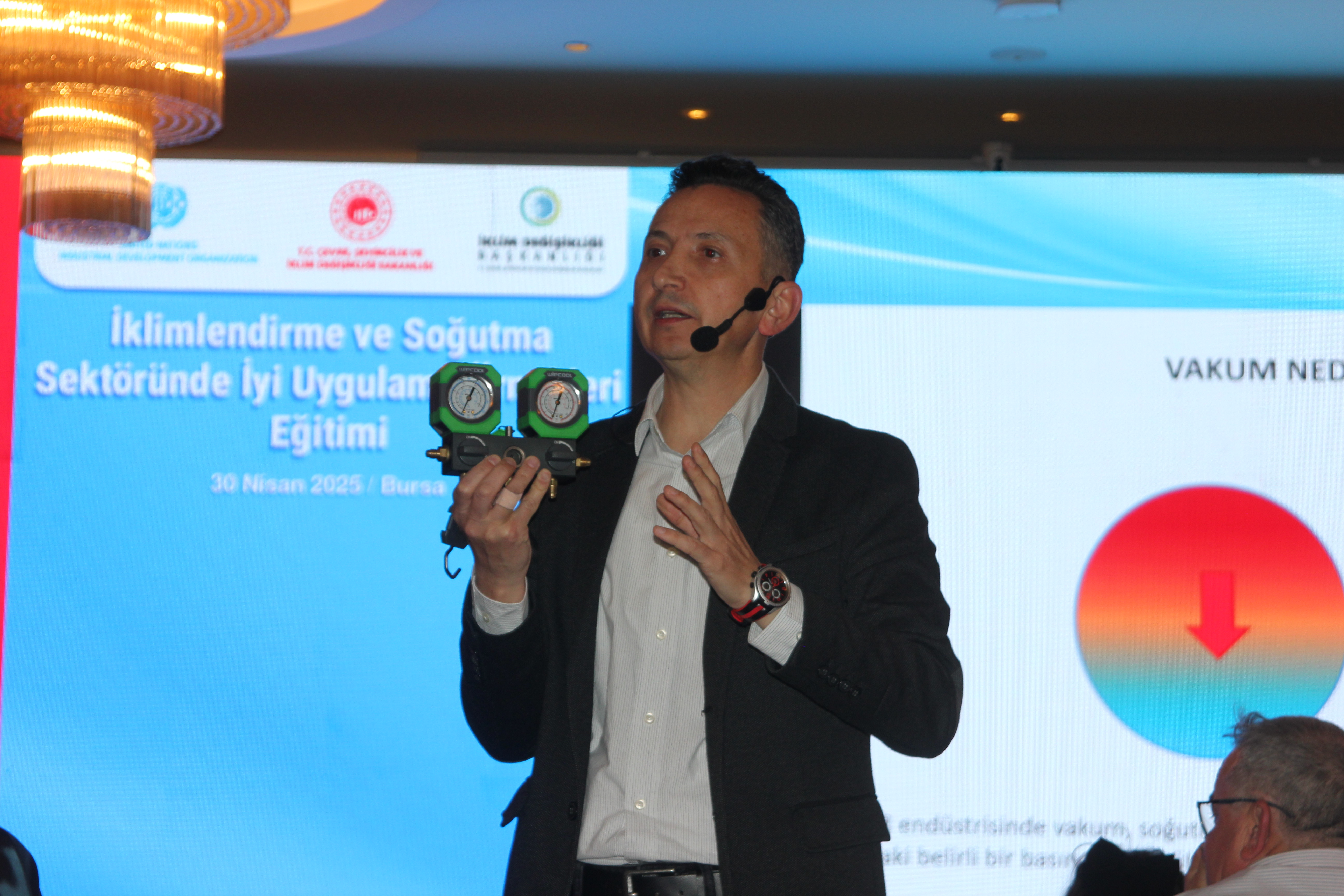 Organize Sanayi Bölgeleri için F-Gaz Sızıntı Kontrol Uygulamaları Eğitimi ile Teknik Servisler için İklimlendirme ve Soğutma Sektöründe İyi Uygulama Eğitimleri Bursa’da Gerçekleştirildi