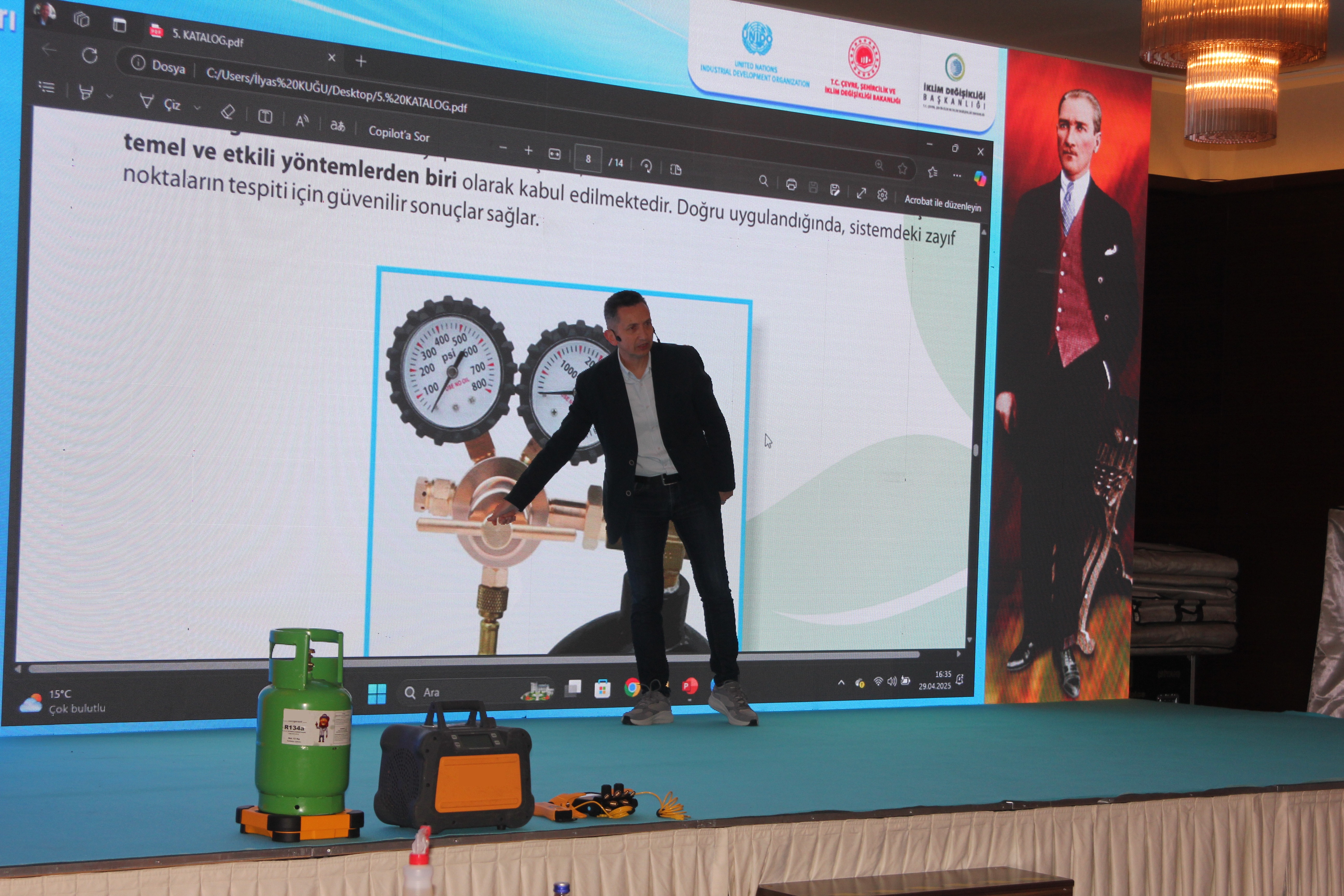 Organize Sanayi Bölgeleri için F-Gaz Sızıntı Kontrol Uygulamaları Eğitimi ile Teknik Servisler için İklimlendirme ve Soğutma Sektöründe İyi Uygulama Eğitimleri Bursa’da Gerçekleştirildi