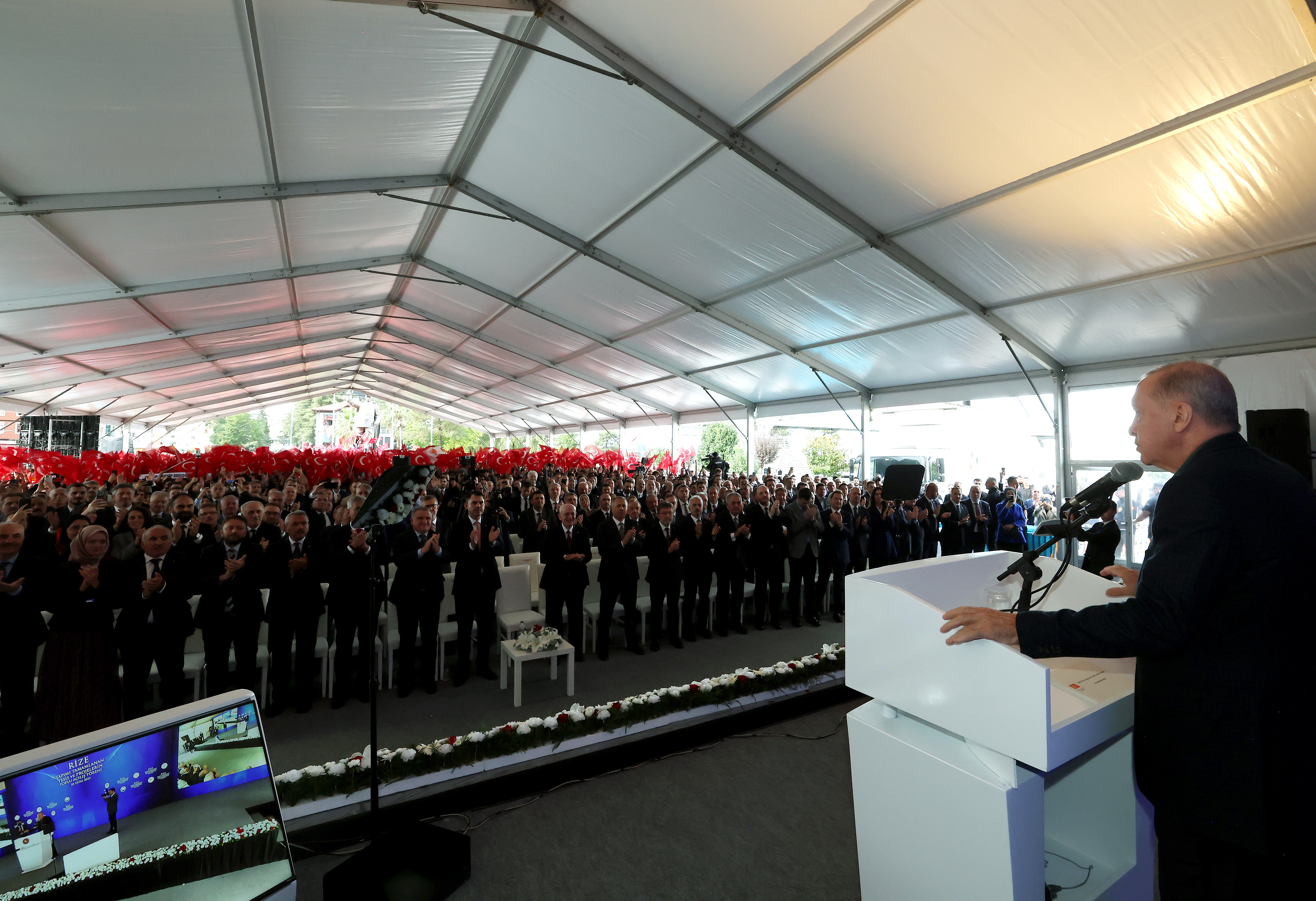 BAKAN KURUM RİZE’DE TOPLU AÇILIŞ TÖRENİNDE KONUŞTU