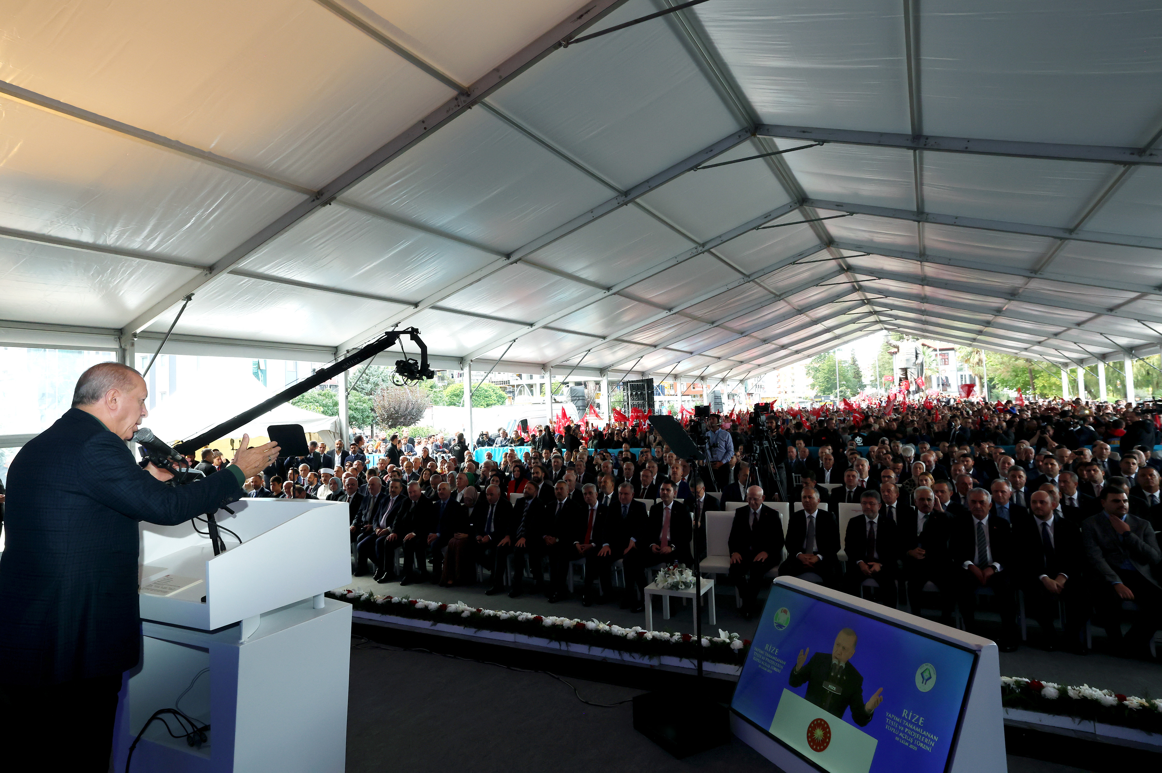 BAKAN KURUM RİZE’DE TOPLU AÇILIŞ TÖRENİNDE KONUŞTU