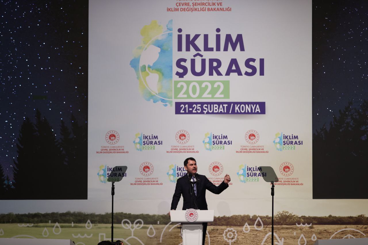 BAKAN MURAT KURUM, TÜRKİYE'NİN İLK İKLİM ŞURASI'NDA KONUŞTU