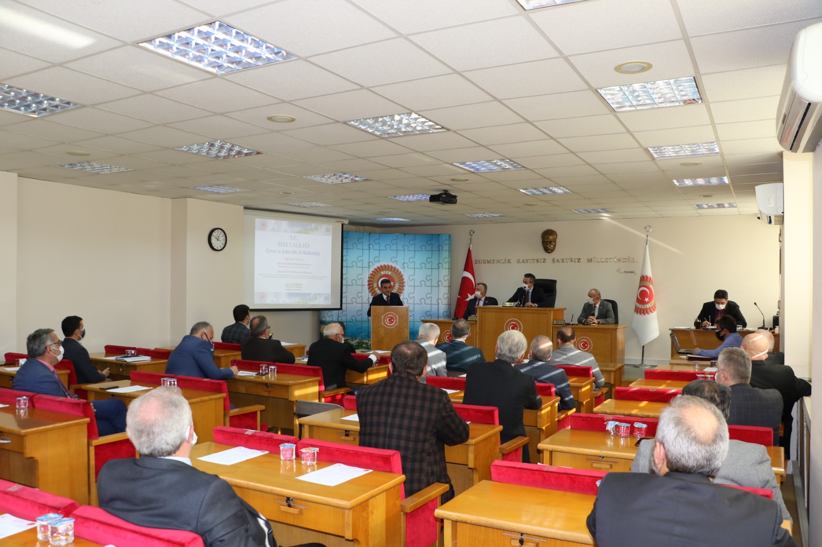 İl Müdürümüz Rize İl Genel Meclisinde Sunum Gerçekleştirdi