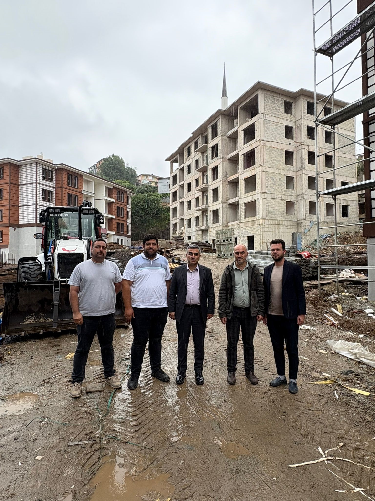 İl Müdürümüz Ali Serkan SAVAŞ Teknik Ekiple Beraber İnşaat Alanlarında İncelemelerde Bulunmuştur