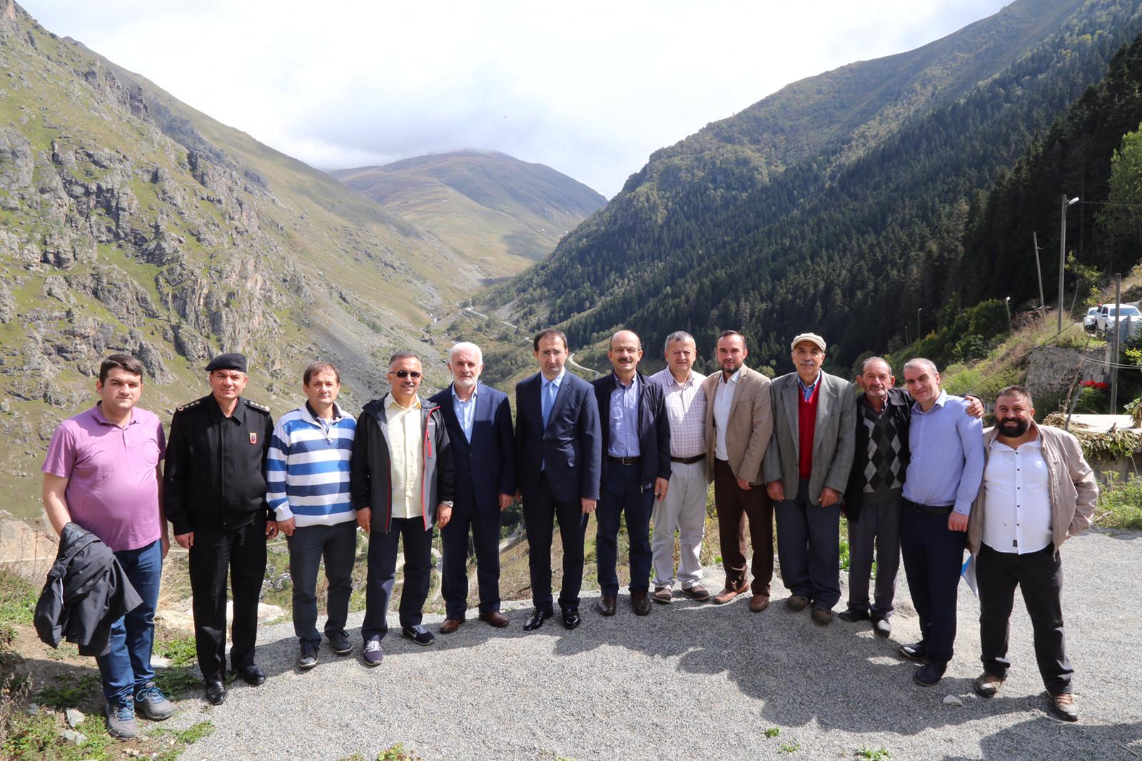 RİZE VALİMİZ VE İL MÜDÜRÜMÜZ YAYLALARDA İNCELEMELERDE BULUNDU