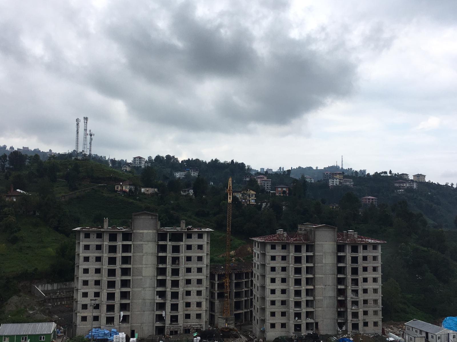 Rize Yağlıtaş Afet Evleri Kalıcı Konut İnşaatları Devam Ediyor