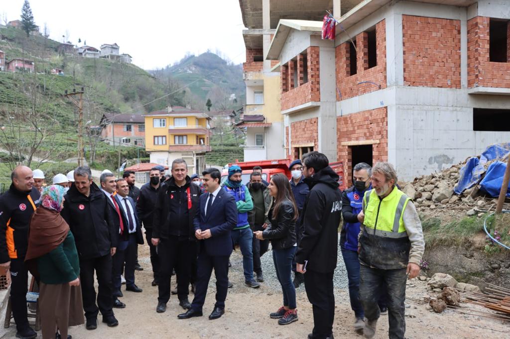 Yağlıtaş Afet Konutları, Afad Başkanı Vali Sayın Yunus SEZER Tarafından Ziyaret Edilmiştir