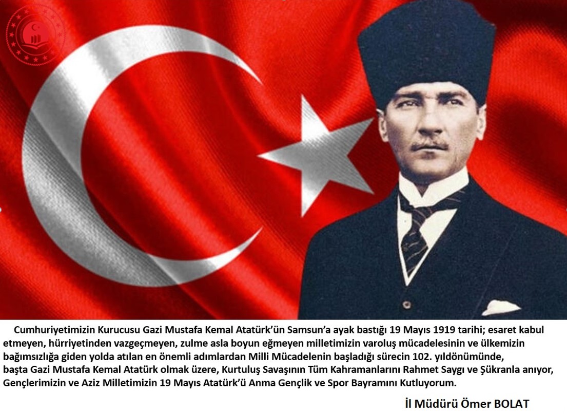 19 Mayıs Atatürk’ü Anma Gençlik ve Spor Bayramı