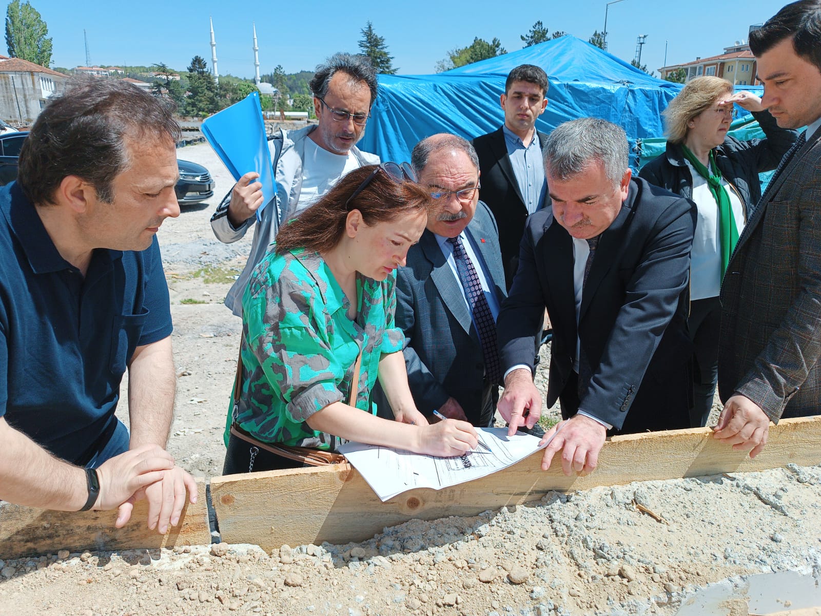 HAVZA'DA KENTSEL DÖNÜŞÜM KAPSAMINDA OLUŞTURULACAK YENİ TİCARETHANE ALANI PROJE ÇALIŞMALARI TAMAMLANMA AŞAMASINDA