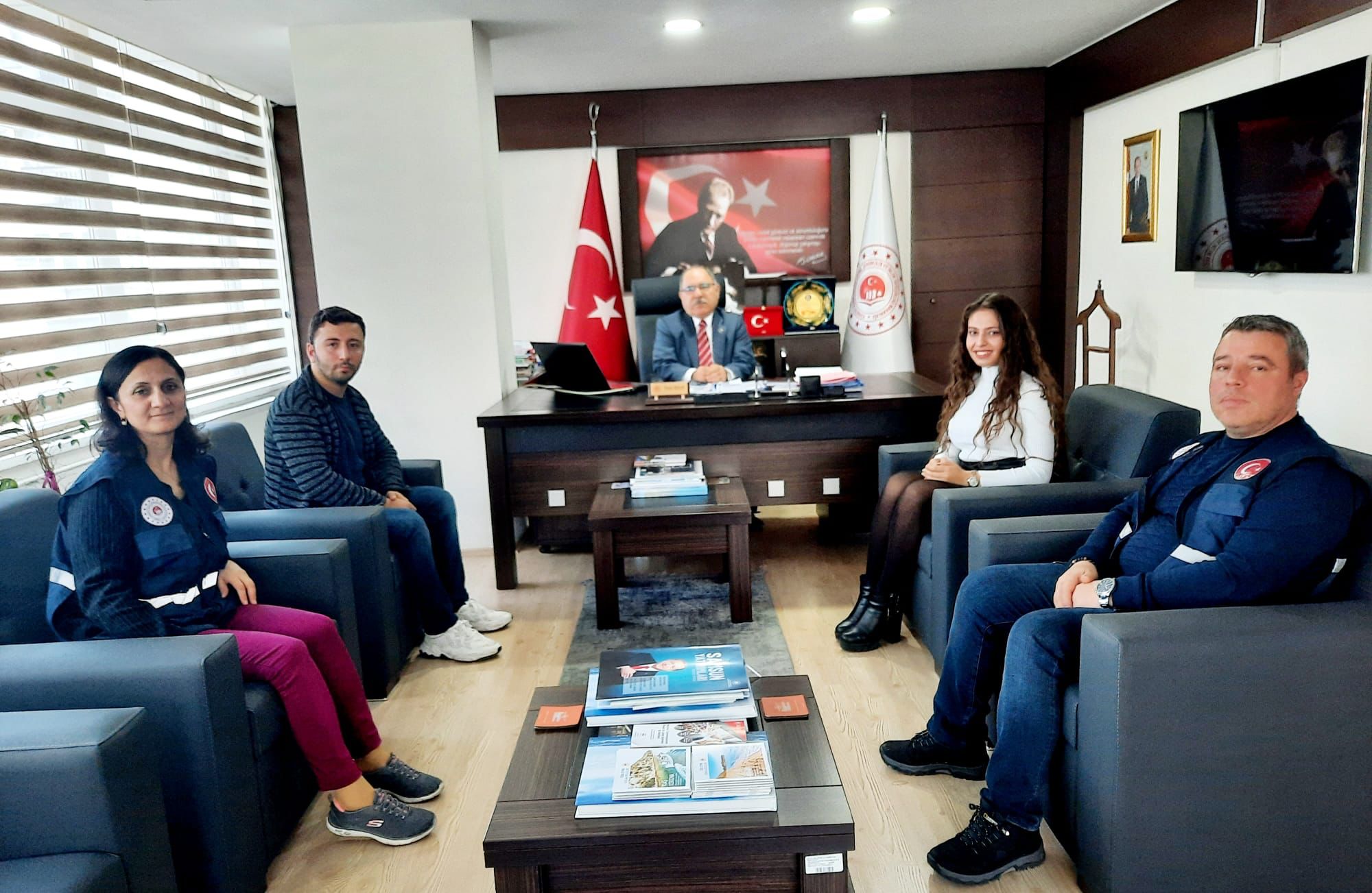 SAMSUN ÜNİVERSİTESİ VE ONDOKUZ MAYIS ÜNİVERSİTESİ İKLİM ELÇİLERİNİN MÜDÜRLÜĞÜMÜZÜ ZİYARETİ