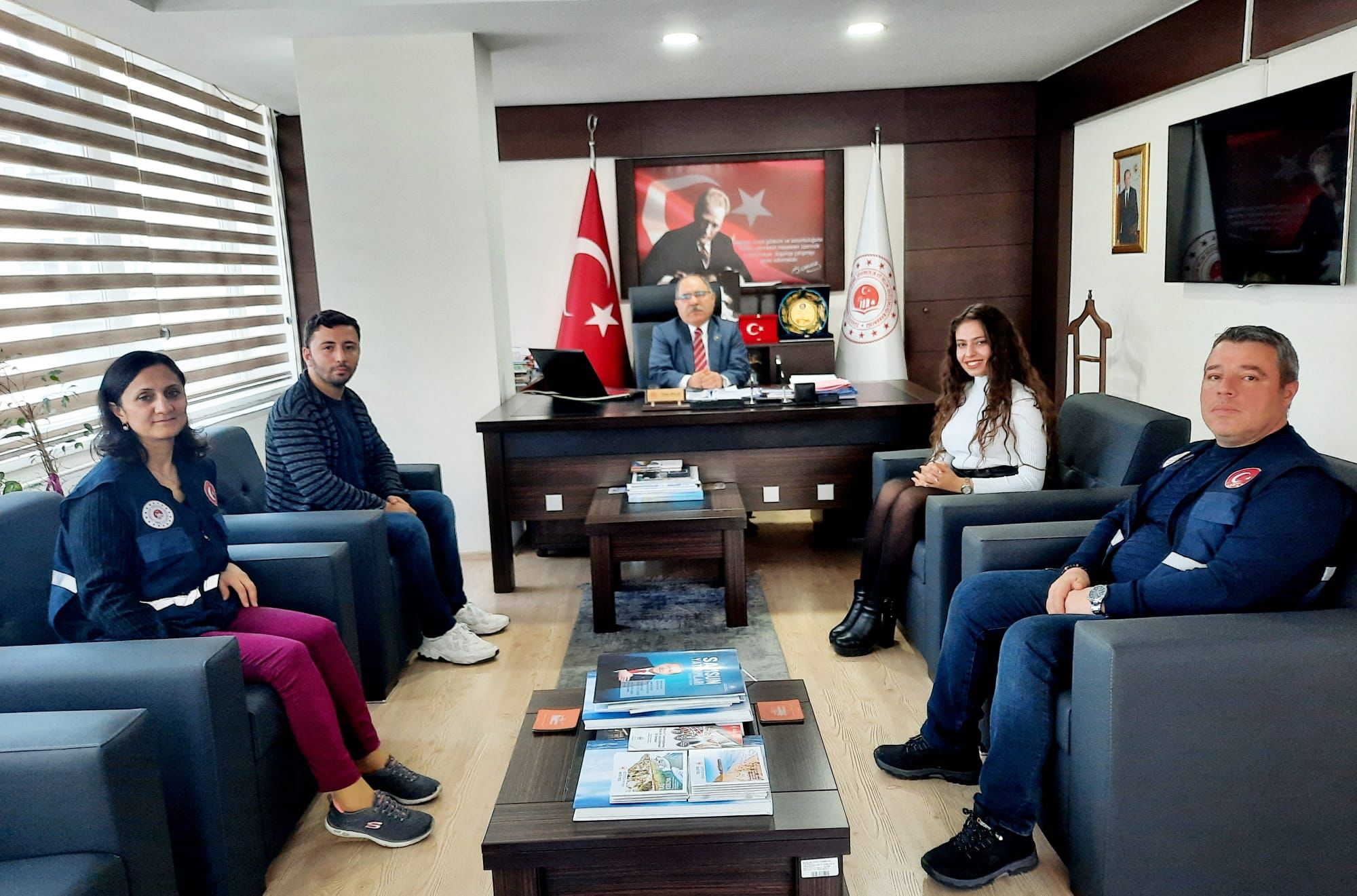 SAMSUN ÜNİVERSİTESİ VE ONDOKUZ MAYIS ÜNİVERSİTESİ İKLİM ELÇİLERİNİN MÜDÜRLÜĞÜMÜZÜ ZİYARETİ