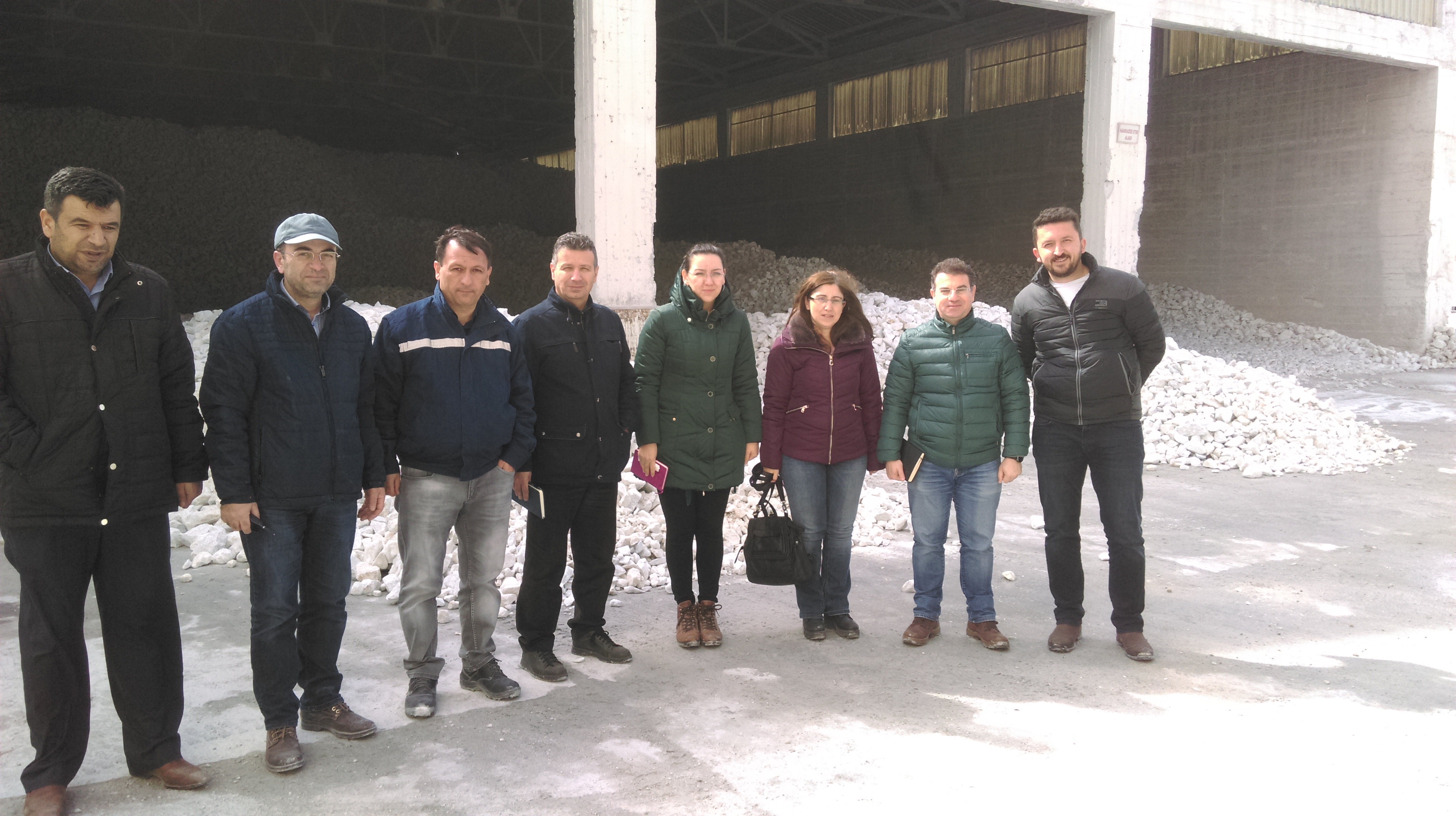 2 Mart 2018 tarihinde Erciyes Kireç ve Tuğla San. A.Ş.'ye saha ziyareti gerçekleştirilmiştir.