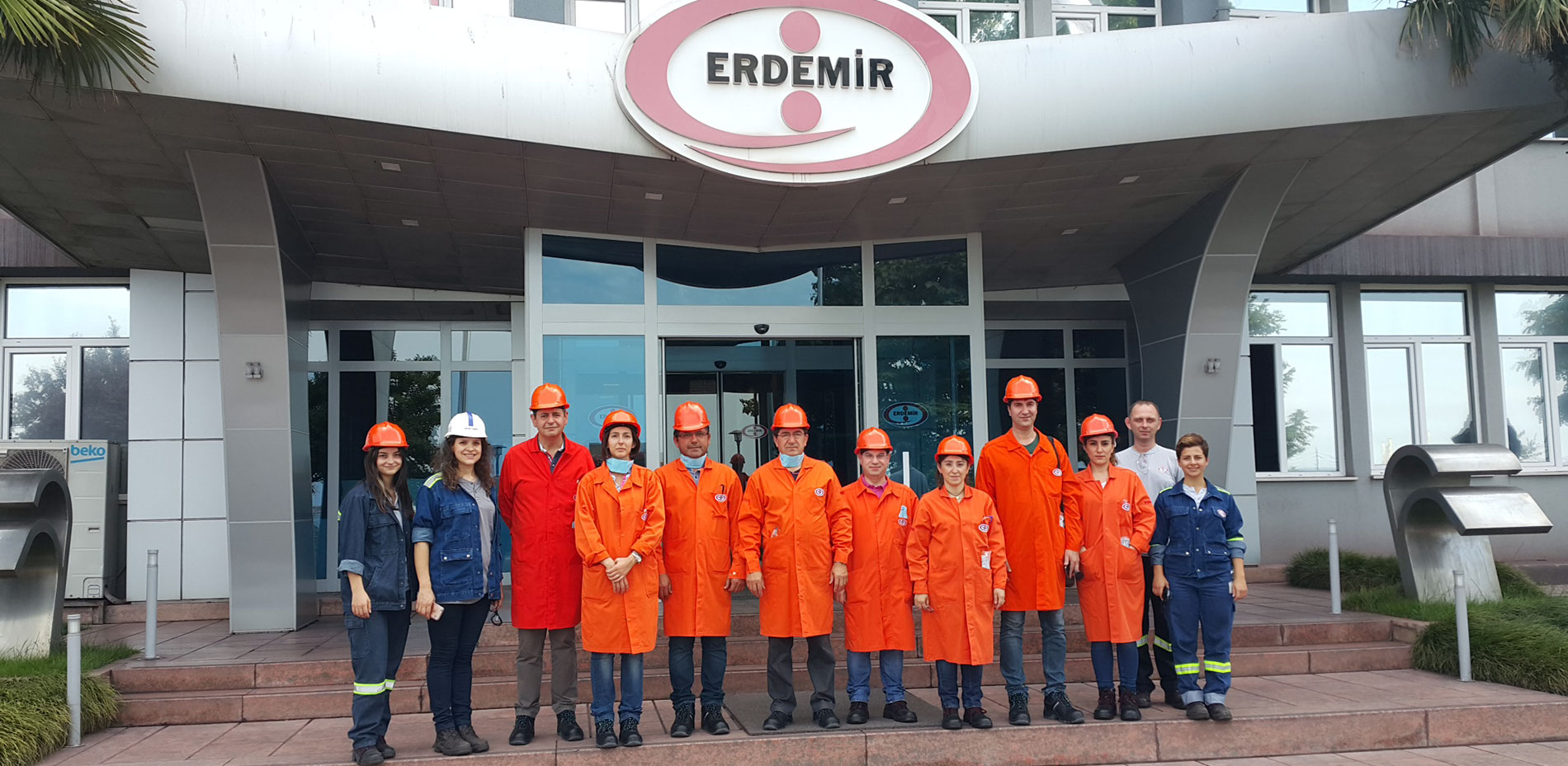 3-4 Ağustos 2017 tarihlerinde Erdemir Demir Çelik A.Ş.'ye saha ziyareti gerçekleştirilmiştir.