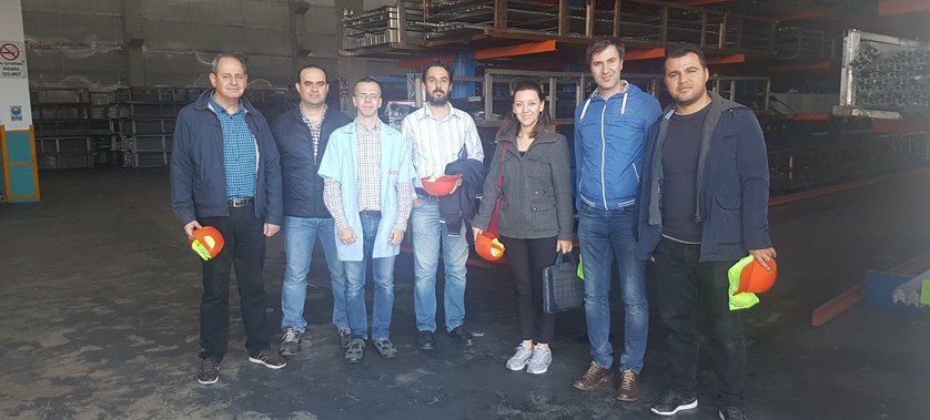 12 Kasım 2018 tarihinde Sistem Alüminyum Firmasına saha ziyareti gerçekleştirilmiştir.
