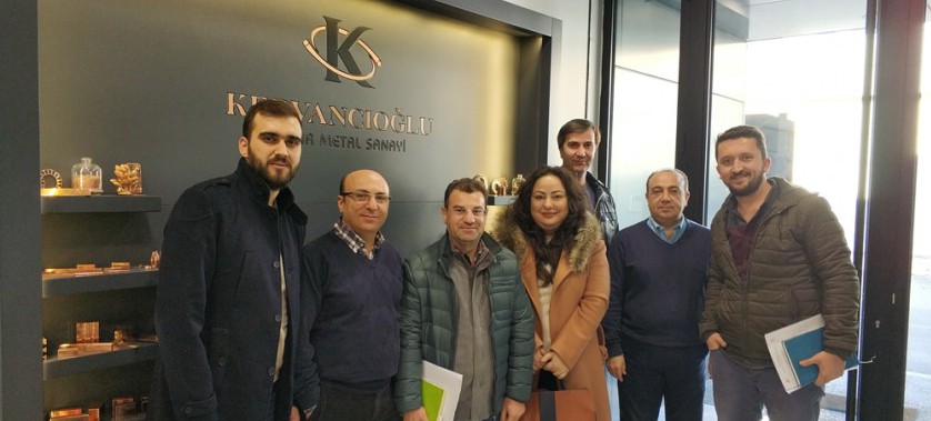 19 Kasım 2018 tarihinde Kervancıoğlu Bakır Metal San. ve Tic. A.Ş.'ye saha ziyareti gerçekleştirilmiştir.