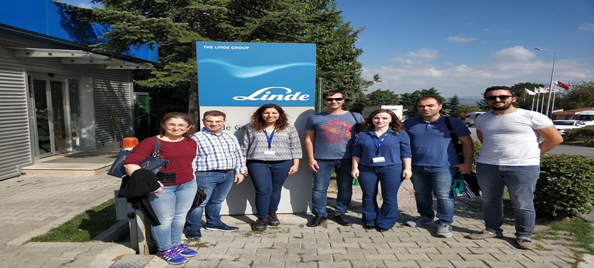21 Eylül 2018 tarihinde Linde Gaz A.Ş.'ye Firmasına saha ziyareti gerçekleştirilmiştir.