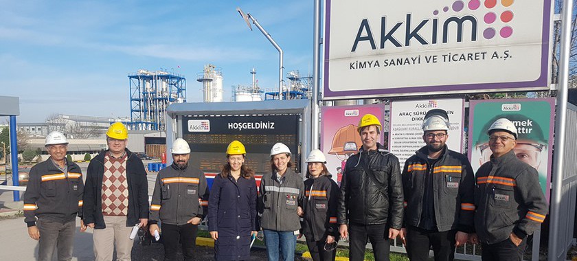24 Aralık 2018 tarihinde Akkim Sanayi ve Ticaret A.Ş. ' ye saha ziyareti gerçekleştirilmiştir.