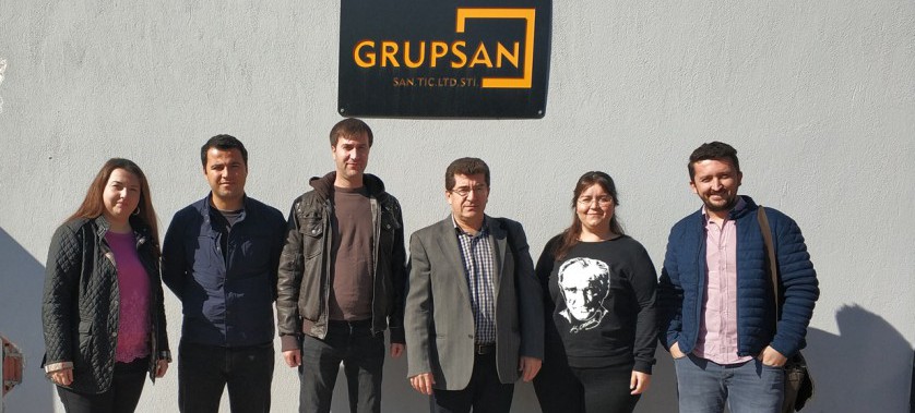 26 Ekim 2018 tarihinde Grupsan Boya Plastik Metal ve Mobilya San. ve Tic. Ltd. Şti. 'ye saha ziyareti gerçekleştirilmiştir.
