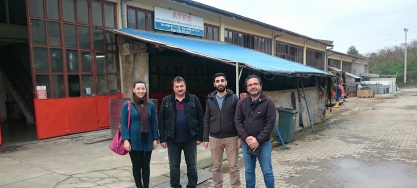 26 Kasım 2018 tarihinde Ateş Galvaniz Elektro Metal Kaplama San. ve Tic. Ltd. Şti.'ye saha ziyareti gerçekleştirilmiştir.