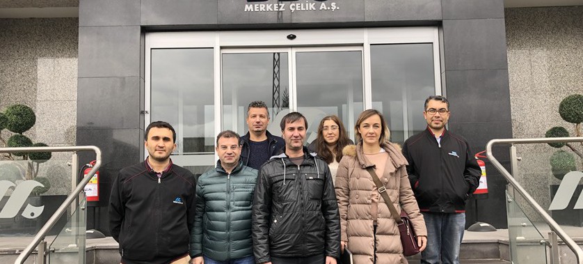 30 Kasım 2018 tarihinde Merkez Çelik San. ve Tic. A.Ş.'ye saha ziyareti gerçekleştirilmiştir.