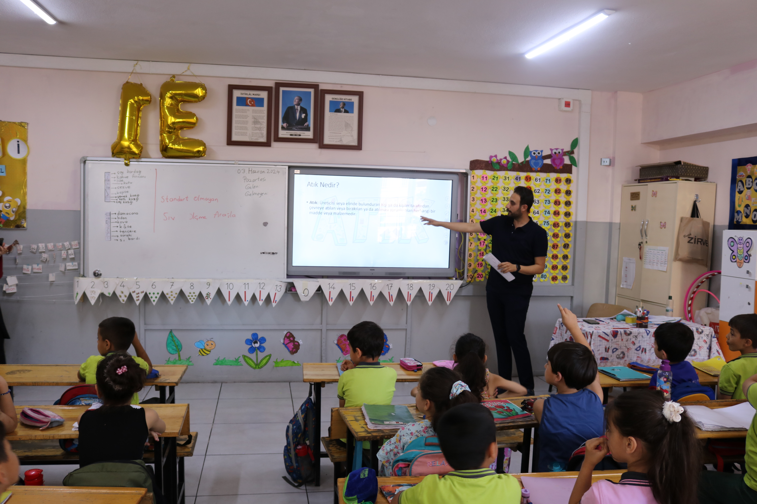 ''5-9 Haziran TÜRKİYE ÇEVRE HAFTASI''etkinlikleri kapsamında Müdürlüğümüz personelleri tarafından ilköğretim öğrencilerine ''Sıfır Atık'' konusunda farkındalık eğitimi verildi.