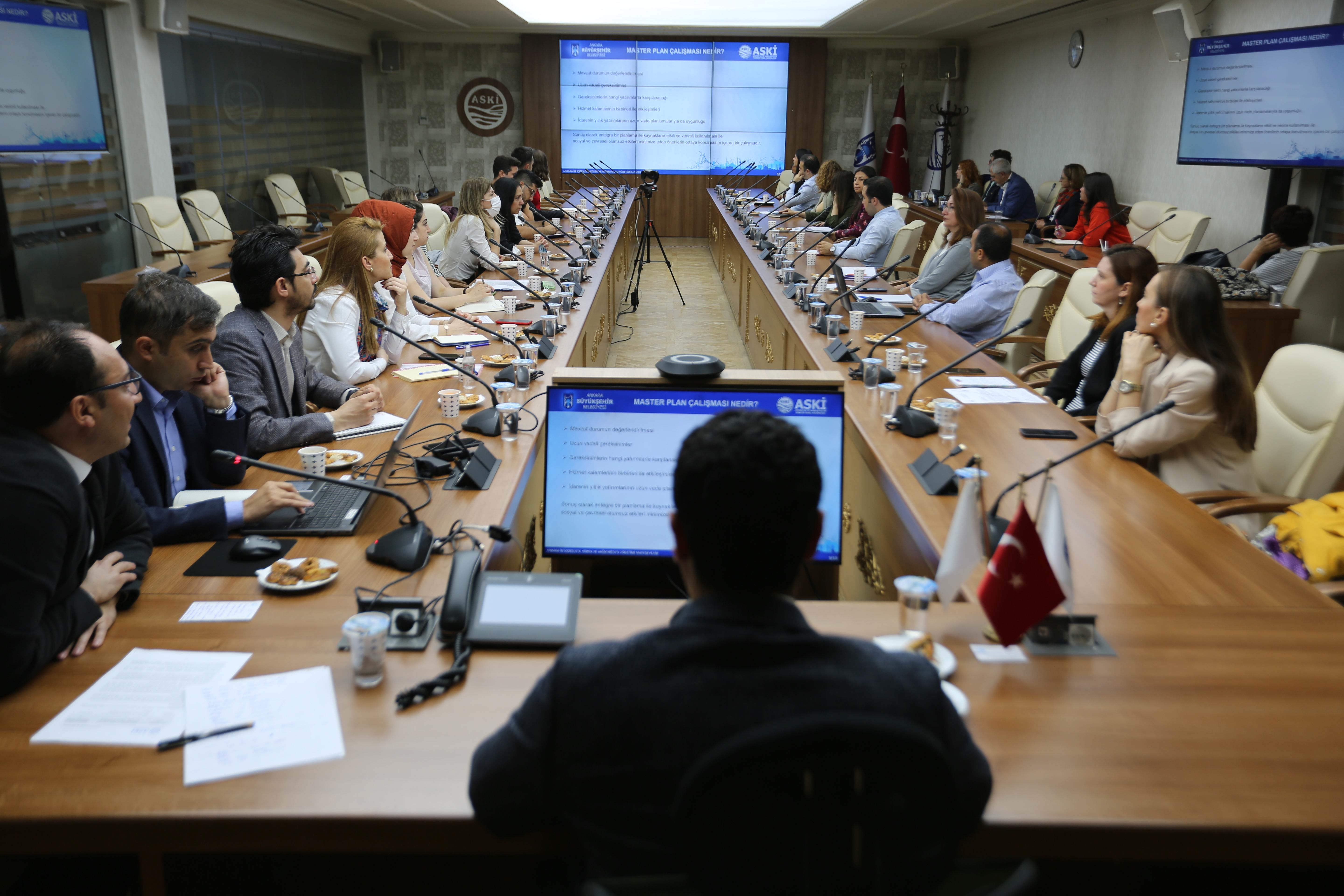 Ankara İli İçmesuyu, Atıksu ve Yağmursuyu Yönetimi Master Planı, Stratejik Çevresel Değerlendirme Kapsam Belirleme Toplantısı yapıldı.