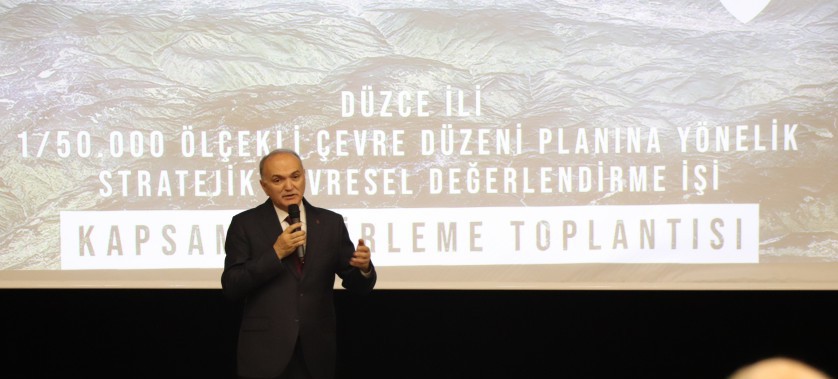 Düzce İli 1/50.000 Ölçekli Çevre Düzeni Planı Kapsam Belirleme Toplantısı