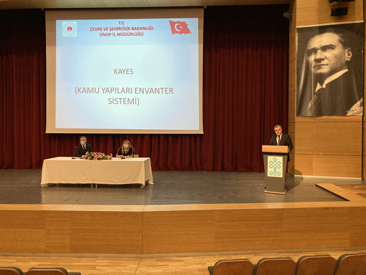 KAYES (KAMU YAPILARI ENVANTER SİSTEMİ) TOPLANTISI SİNOP KÜLTÜR MÜDÜRLÜĞÜ KONFERANS SALONUNDA GERÇEKLEŞTİRİLDİ.