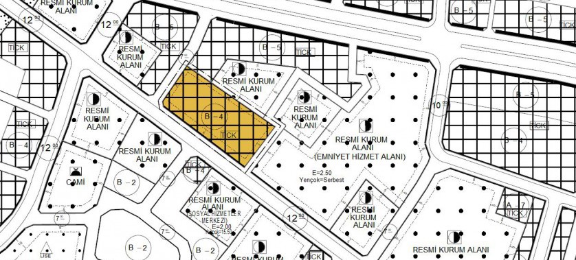 Şırnak ili, İdil İlçesi, Yukarı Mahalle 53 ada 27 Parselde 1/1000 Ölçekli  Uygulama İmar Plan Değişikliği ve 1/5000 Ölçekli Nazım İmar Plan Değişikliği