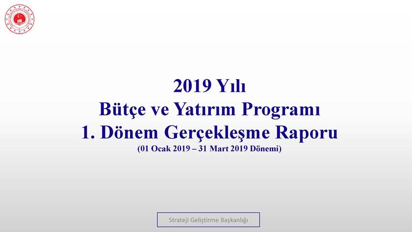 1. Üç Aylık Bütçe Gerçekleşme Raporu (2019)