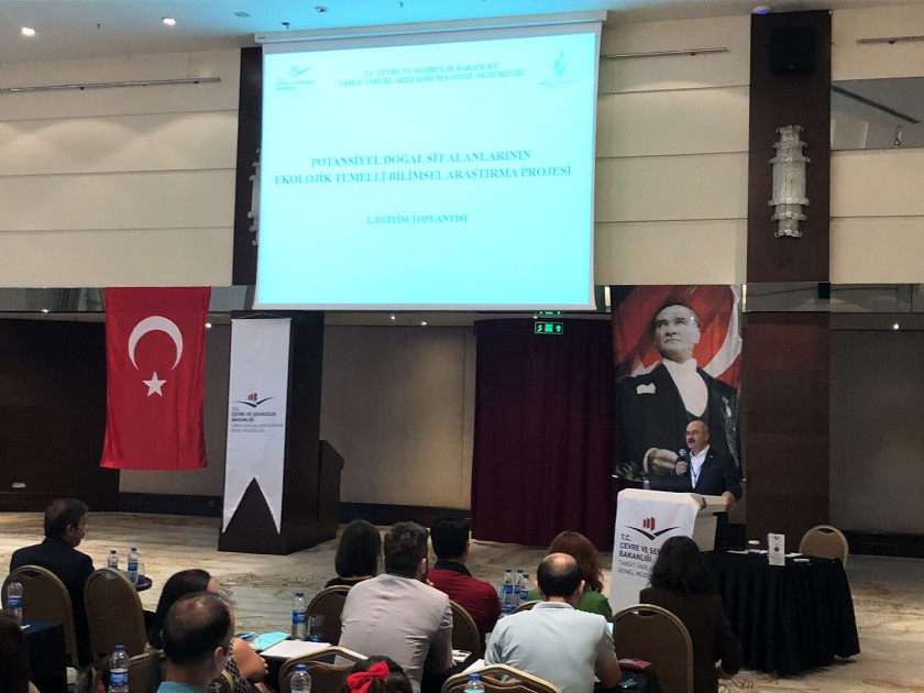 POTANSİYEL DOĞAL SİT ALANLARININ EKOLOJİK TEMELLİ BİLİMSEL ARAŞTIRMA PROJESİ’NİN 1.EĞİTİM TOPLANTISI İSTANBUL’DA GERÇEKLEŞTİRİLDİ