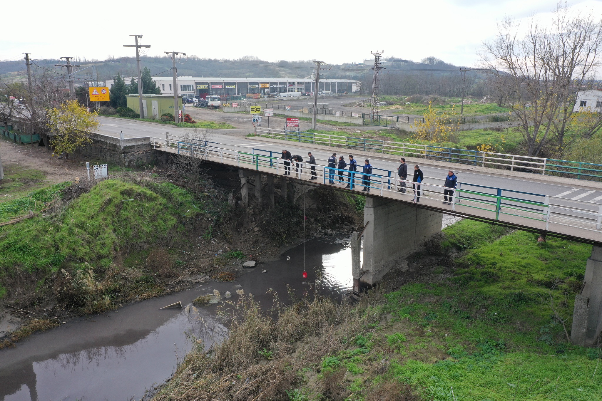 ÇORLU ÇAYINDA DRONE İLE İNCELEME VE DENETLEME GERÇEKLEŞTİRİLDİ