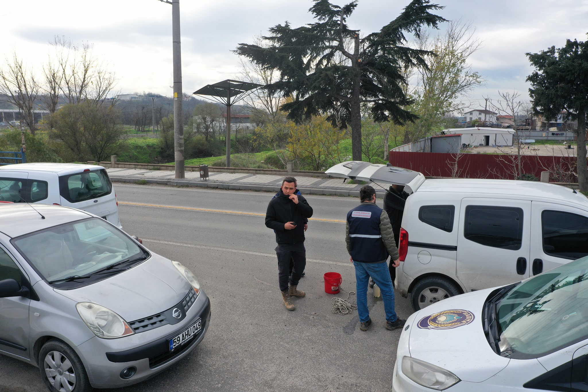 ÇORLU ÇAYINDA DRONE İLE İNCELEME VE DENETLEME GERÇEKLEŞTİRİLDİ