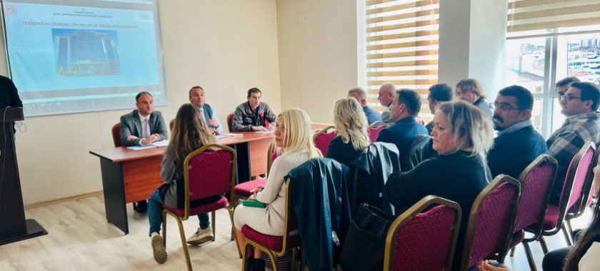 ÇED VE ÇEVRE DANIŞMANLIK FİRMALARI İLE TOPLANTI YAPILDI