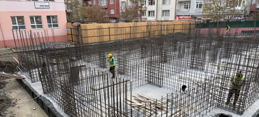 KONTROLLÜĞÜ MÜDÜRLÜĞÜMÜZCE YÜRÜTÜLEN ÇORLU ATATÜRK İLKOKULU EK BİNASI İNŞAATI HIZLA İLERLİYOR